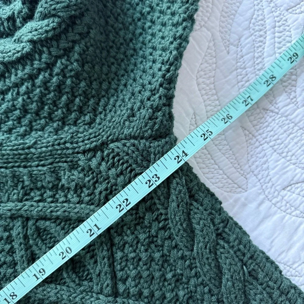 J. Crew - Cotton Cable-knit Rollneck™ Sweater - Green